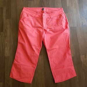 JAG coral crop pants